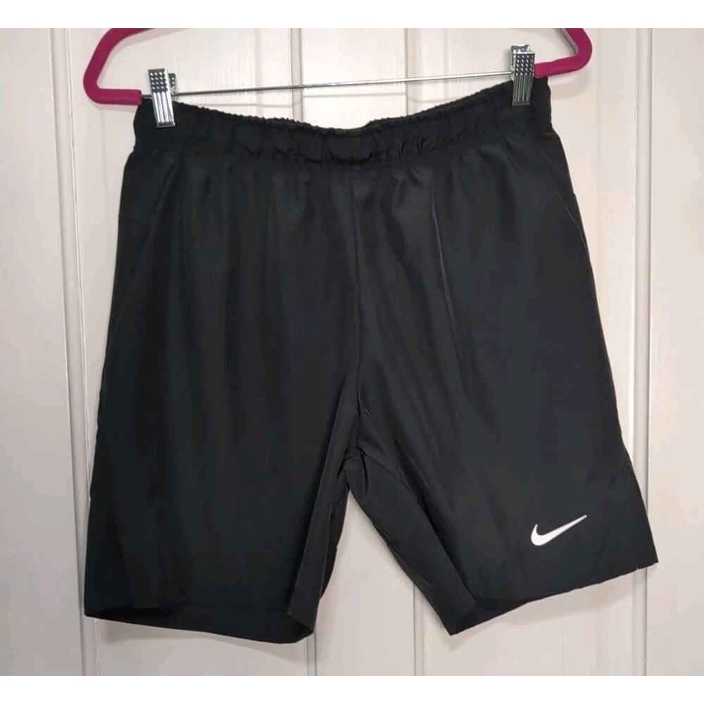 Nike Dri-Fit 18" Training Short Black Sports Swish Lightweight Men's M(1216)